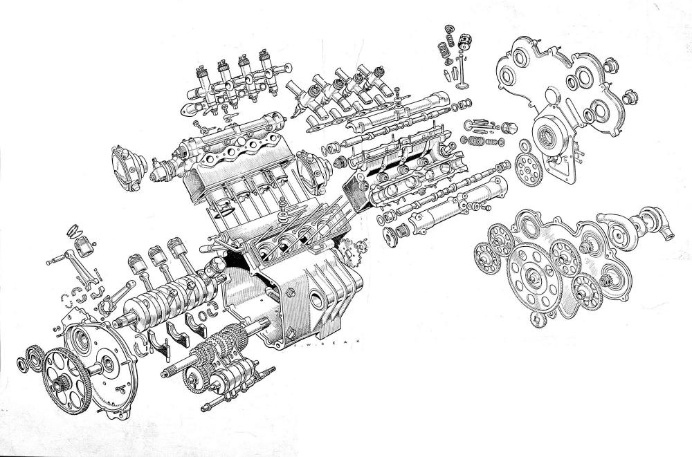 05 Esploso che permette di apprezzare la disposizione degli organi del motore.jpg