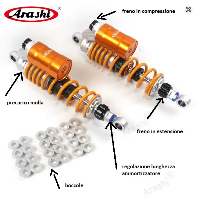 Screenshot 2025-07-06 at 17-14-33 Arashi 330mm _13 ammortizzatore universale per azoto aria sospensione posteriore regolabile doppi ammortizzatori.jpg